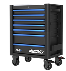 BOXO BX7 Gereedschapwagen 7 laden, blauwe grepen