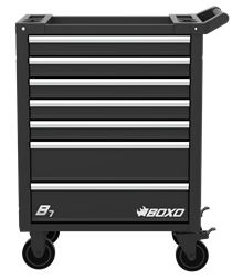 BOXO B7 Gereedschapswagen 7 laden, zwart