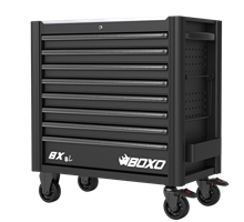 BOXO BX8L Gereedschapwagen 8 laden ZWARTE HGREEP