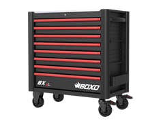 BOXO BX8L Gereedschapwagen 8 laden RODE HGREEP