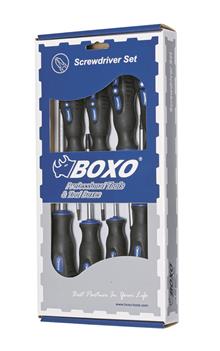 7-dlg. Schroevendraaierset in gekl doos